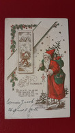 CPA GAUFREE - FANTAISIES - PERE NOEL - God Jul - Santa Claus