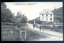 Cpa Du 44 Le Cellier - Clermont Sur Loire -- La Route Du Cellier Et L' Hôtel Belle-vue   AOUT22-81 - Le Cellier