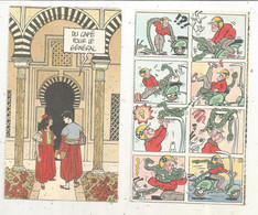 Cp,bandes Déssinées ,  BD,  JE BOUQUINE,  Vierges , 2 Scans , LOT DE 2 CARTES POSTALES - Bandes Dessinées