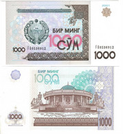 Uzbekistan 1000 Som 2001 UNC - Ouzbékistan