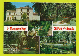 17 SAINT FORT SUR GIRONDE Vers Mirambeau Le Moulin Du SAP Promenade Pédalos Sur Le Taillon Vente Pineau Du Propriétaire - Mirambeau