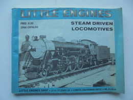 MODELBOUW TREINEN: Steam Driven Locomotives Catalog 1968 - Littérature & DVD