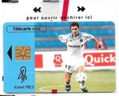 Télécarte  N S B  5 U, Sport  Foot-ball, Restaurant  Rapide  QUICK , QUICK  ROBERT  PIRES, GN  530, 8650  Ex, 02 / 99 - Privées