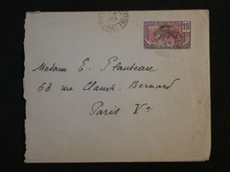 BK6 MOYEN CONGO  BELLE LETTRE   1919  A  PARIS FRANCE + +  AFFRANCH. INTERESSSANT ++++ - Storia Postale