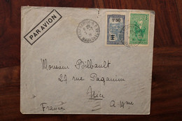 1936 Madagascar France Aviation Militaire Cover Air Mail - Brieven En Documenten