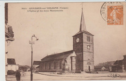 Granges Sur Vologne (88 - Vosges) L'Eglise Et Les Deux Monuments - Granges Sur Vologne