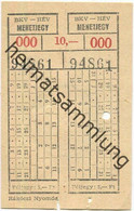 Ungarn - BKV HEV Menetjegy - Fahrschein 1983 - Europe