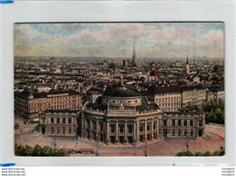 Wien - Ausblick Vom Rathausturm Gegen Das Burgtheater - Straßenbahn - Ringstrasse