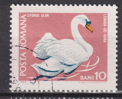 1968 Rumänien,  Mi:RO 2724°, Yt:RO 2423°,  Schwan, Fauna Der Naturschutzgebiete - Swans