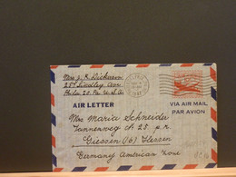 102/324  AIR LETTER USA TO GERMANY - 1941-60