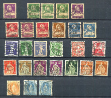 Suisse - Lot Timbres Ob - 1843-1852 Federal & Cantonal Stamps