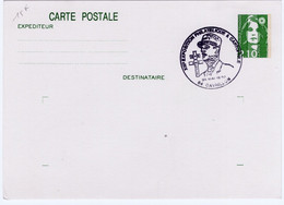 Entier Postal  N° 2622 (2,10 BRIAT) Gal DE GAULLE  CAVAILLON 1990 - Overprinted Covers (before 1995)