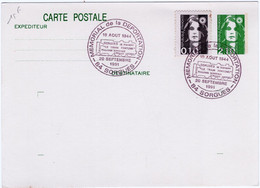 Entier Postal  N° 2622 (2,10 BRIAT) Gal DE GAULLE  SORGUES 1990 / Le Train Fantome - Overprinted Covers (before 1995)