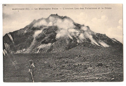 CPA-MARTINIQUE , La Montagne Pelée , L' Ancien Lac Des Palmistes Et Le Dôme Non Circulée - Autres & Non Classés