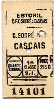 PORTUGAL -C. DO SODRE-CASCAIS-14101-1ªCLASSE - Europa