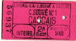 PORTUGAL --C. DO SODRÉ-CASCAIS-56937-2ªCLASSE - Europa