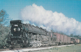 Central Vermont Railway's Locomotive Number 707 Southbound At Rutland, Vermont - Matériel