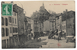 CPA 63 PUY De DÔME  CHAMPEIX La Grand Place Et Le Marché - Other & Unclassified