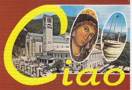 CARTOLINA  AVELLINO,CAMPANIA,SANTUARIO DI MONTEVERGINE,STORIA,MEMORIA,CULTURA,RELIGIONE,BELLA ITALIA,NON VIAGGIATA - Avellino