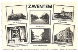 Zaventem  - Saventhem   *   Multiview  - Kerk St. Martinus, Watertorenlaan, Park, Gemeentehuis .... - Zaventem