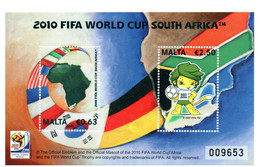 2010 - Malta BF 46 Mondiali Di Calcio           ------ - 2010 – África Del Sur