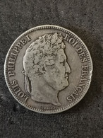 5 FRANCS ARGENT LOUIS PHILIPPE I 1833 Q PERPIGNAN DOMARD 2è RETOUCHE 662 301 EX. FRANCE / SILVER - 5 Francs