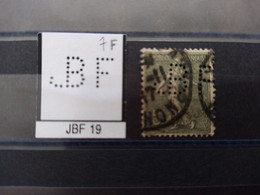 FRANCE TIMBRE JBF 19  INDICE 6 SUR 137 PERFORE PERFORES PERFIN PERFINS PERFORATION PERCE  LOCHUNG - Gebraucht