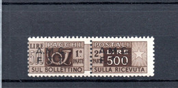 Triest (Italy) 1947 Parcel-stamp 500 Lire (Michel PP 12) MNH - Colis Postaux/concession