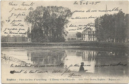 Enghien   *  Parc Du Duc D'Arenberg - L'Etang Et La Chapelle - Edingen