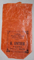 Sachet à Tabac Publicitaire H. ENTIER 16 Rue Du Marché à SAULIEU Côte-d'Or Articles De Fumeur Tabac - Reclame-artikelen