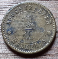 BELGIQUE HOOGSTRAETEN MERXPLAS 2 CENTIMES LAITON DEPUIS 1886 (HOOGSTRATEN) COLONIES AGRICOLES DE BIENFAISANCE - 2 Cents