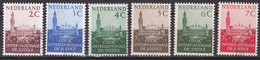 Nederland 1951-53, Gestempeld USED, NVPH D27-32, Cour Internationale De Justice - Dienstmarken