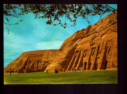 EGYPTE ABU SIMBEL GENERAL VIEW OF THE TEMPLE ABU SIMBEL - Tempels Van Aboe Simbel