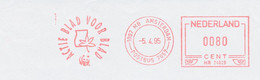 Meter Cut Netherlands 1995 - WWF - Panda Bear - Lettres & Documents