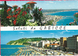 SALUTI DA GABICCE - VIAGGIATA 1972 - Souvenir De...