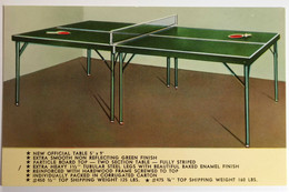 Carte Postale - Tennis De Table Tischtennis - Table Tennis