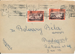 Romania Cover Sent To Hungary Arad 18-4-1956 - Lettres & Documents