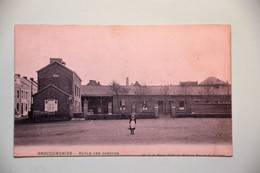 Bracquegnies 1909: Ecole Des Garçons Animée - La Louvière