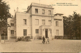 VAL D'OISE  BEAUCHAMP   La Poste Avenue Georges Clémenceau - Beauchamp