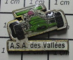 410a Pin's Pins / Beau Et Rare / SPORTS / AUTOMOBILE F1 ASA DES VALLEES Par PUBLIVAL - Automobilismo - F1