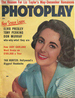 USB40102 Photoplay Movie Magazine 1957 Jan / Liz Taylor / Cover - Entretenimiento