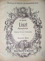 DEB17003 Liszt Nr. 628/629 Symphonie Zu Dantes Divina Commedia / English Horn - Música