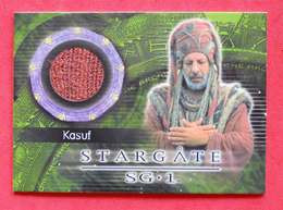 Trading Card Stargate SG 1 Costume Kasuf Erick Avart Avec Inclusion Tissu - Stargate