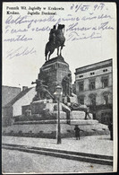 Poland  1915 Feldpost  Austrian Period  Postcard Krakow 30.12.1915 Pomnik Wl. Jagielly - Brieven En Documenten