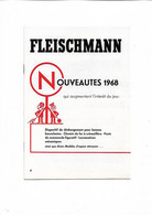 Livret Catalogue    Trains   - - Fleischmann   Nouveautes 1968  - 16 Pages - Chemin De Fer & Tramway