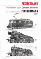 Publicite    Trains   - - Fleischmann    - 1 Page - Chemin De Fer & Tramway