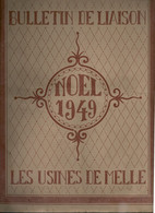 Usine De Melle 79 Bulletin De Liaison Noel 1949 - Melle