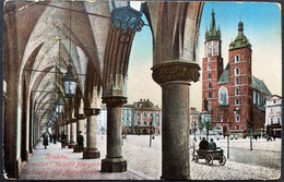 Poland  1915 Censored  Austrian Period  Postcard Krakow 26.7.1915 Kosciol Mariacki - Briefe U. Dokumente