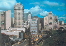 Postcard Brazil Curtiba Parana Tiradentes Square Partial View - Curitiba
