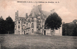 16219 MONNAIE     Le Château Du Mostier     ( 2 Scans ) 37 - Monnaie